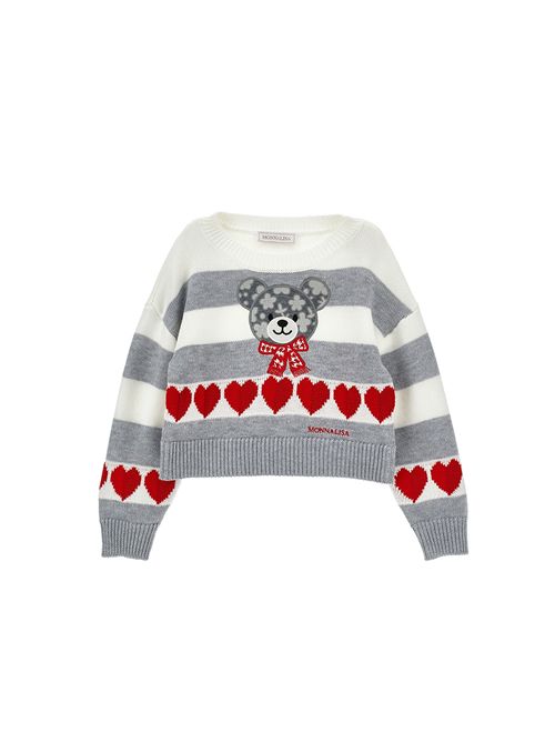 Maglia, bambina, logata. MONNALISA | 19H606 80620132